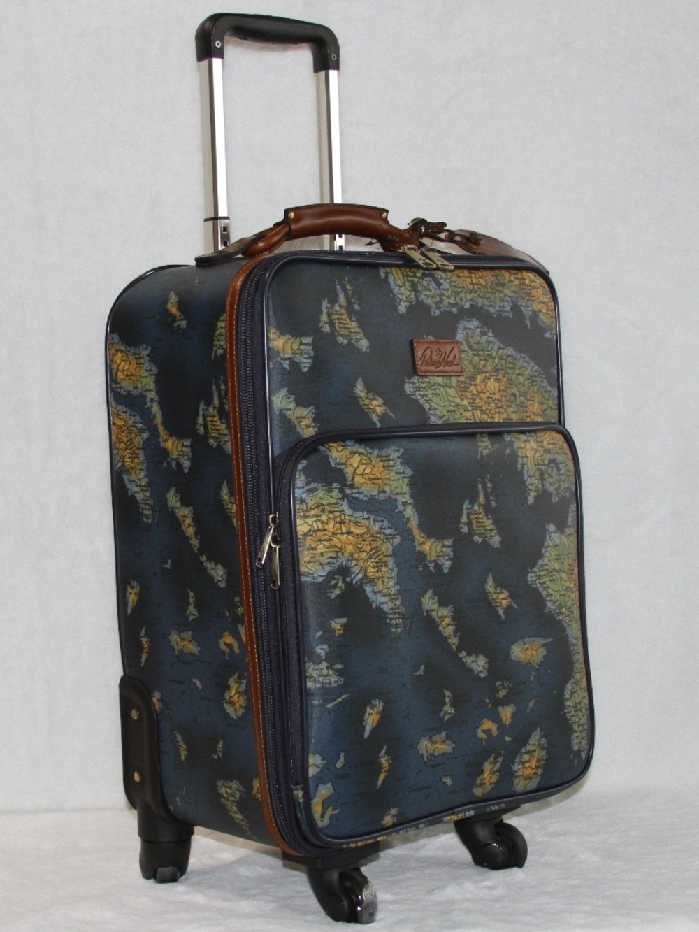 RARE! Patricia Nash 22" Spinner Vettore Trolley Carry On Luggage Suitcase - Picture 2 of 8